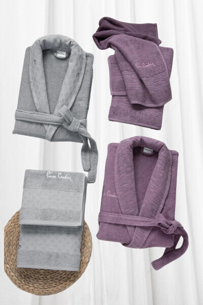 6 Piece Bathrobe Set PC.25B.10.E6.B01.11 - PIERRE CARDIN