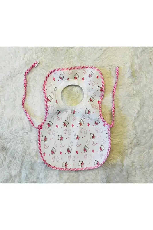 6-Piece Bear Print Waterproof Over-The-Head Baby Toddler Bib - 2