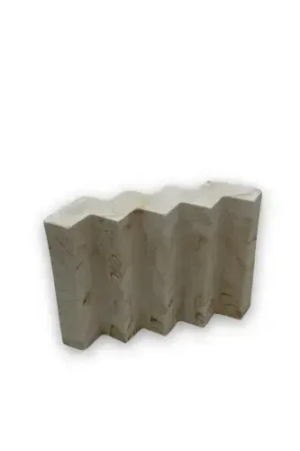 6-Piece Concrete Bathroom Set: Solid Soap Dish, Liquid Soap Dispenser, Toothbrush Holder, Towel Rack, Incense Holder, and Serving Tray - 4