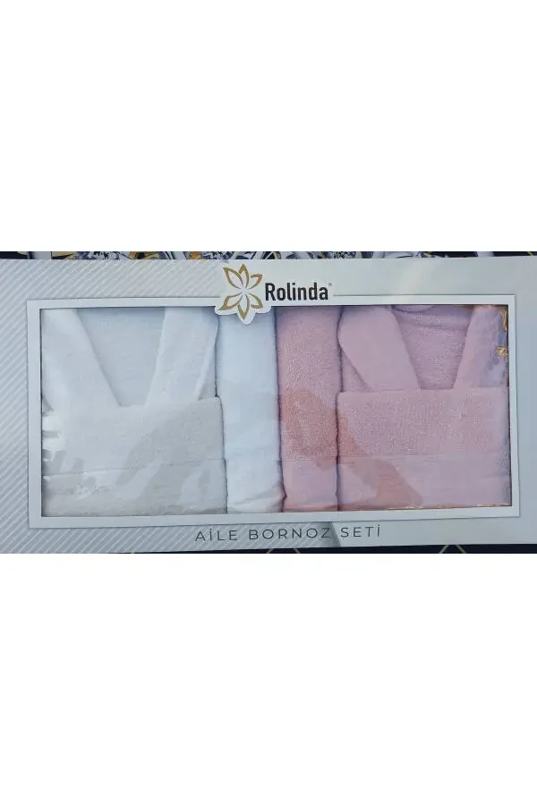 6 Piece Double Person Family Bathrobe Set - 2