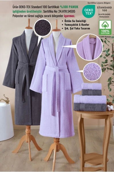 6-Piece Towel Set 100% Cotton Certified, Family B - ELLALINE (1)