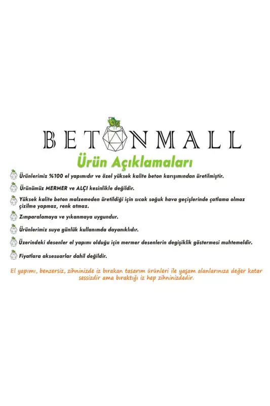 6 qism marmar naqshli dekorativ beton hammom to'plami - oddiy oq - 5