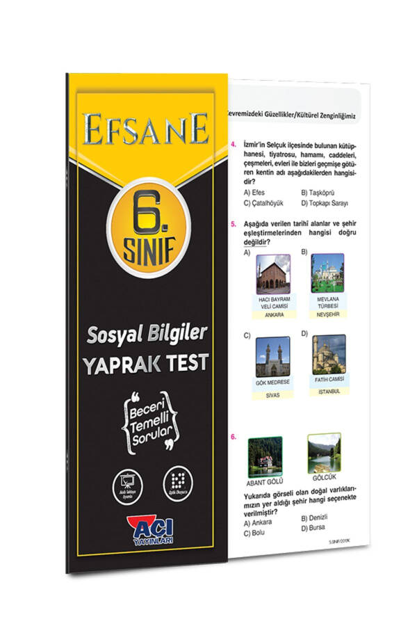 6. Sınıf Tüm Dersler Yaprak Test Seti - 18