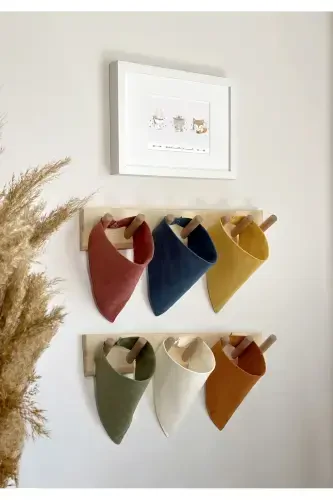 6 шт. 100% Органический Хлопок Двухслойный Муслиновый Детский Платок с Двумя Кнопками - 1