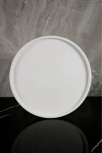 6 штук мраморный узор бетонный набор для ванной комнаты твердый жидкий дозатор мыла держатель для зубной щетки полотенцесушитель курильница поднос-белый - BETONMALL (1)