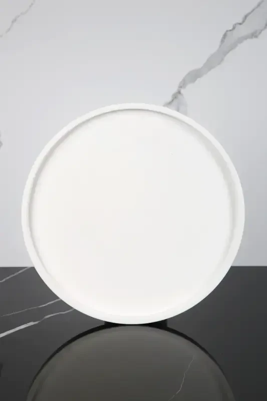 6 штук Мраморный Узор Декоративный Бетонный Набор для Ванной Комнаты - Простой Белый - 2