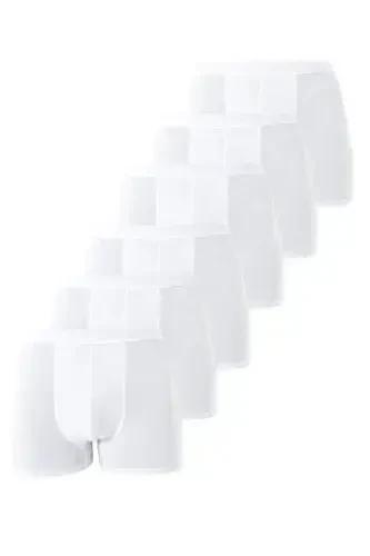 6 ta oq oq oq oq oq erkaklar uchun boks shortilari kengayuvchan Lycra matodan - 4