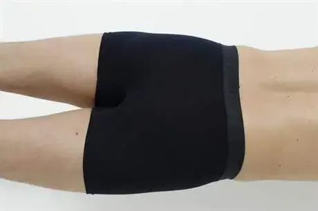 6 ta paket ko'k rangli lycra mato va elastik matoli erkaklar uchun bokser - 7