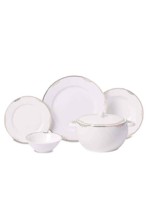 60 Piece Perla A8372 Round Dinner Set - 1