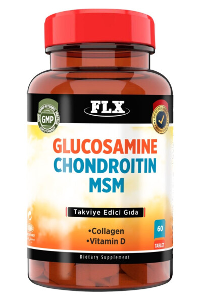 60 tablet glyukozamin xondroitin MSM vitamin D kollagen glyukozamin - 3