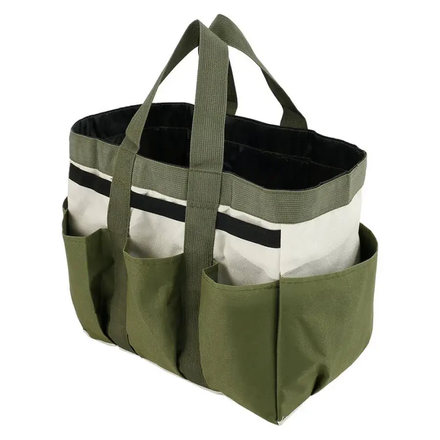600D Oxford cloth Garden Tool Tote Bag ,Gardening Tote Bag,Gardening Pouch Storage Organiser DIY Kit With 8 Pockets,Garden Tool Holder Tote Bag Organizer - 3