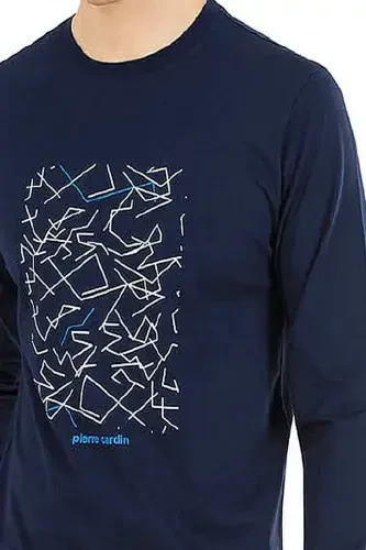 6030 Erkak uzun qisma pijamalar to'plami-Lacivert-LACİVERT - Modazone (1)