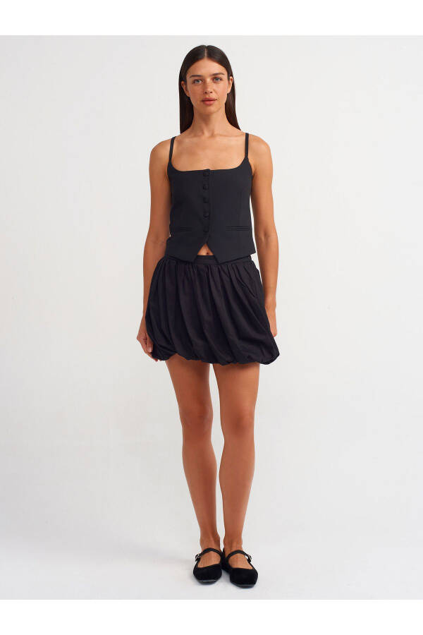 60548 Classic Button Top-Black - 15