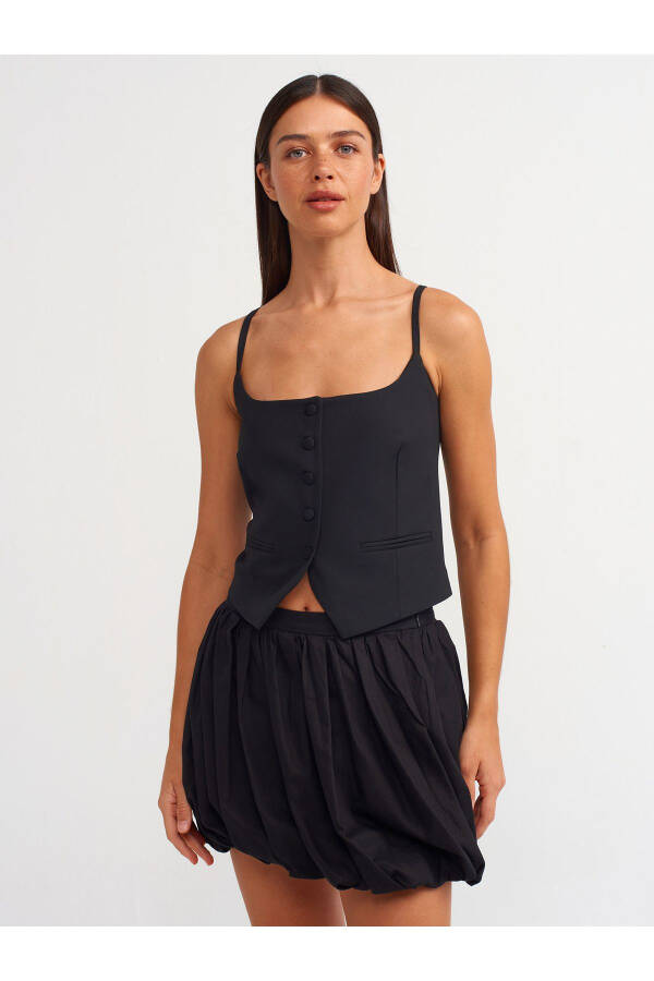 60548 Classic Button Top-Black - 11