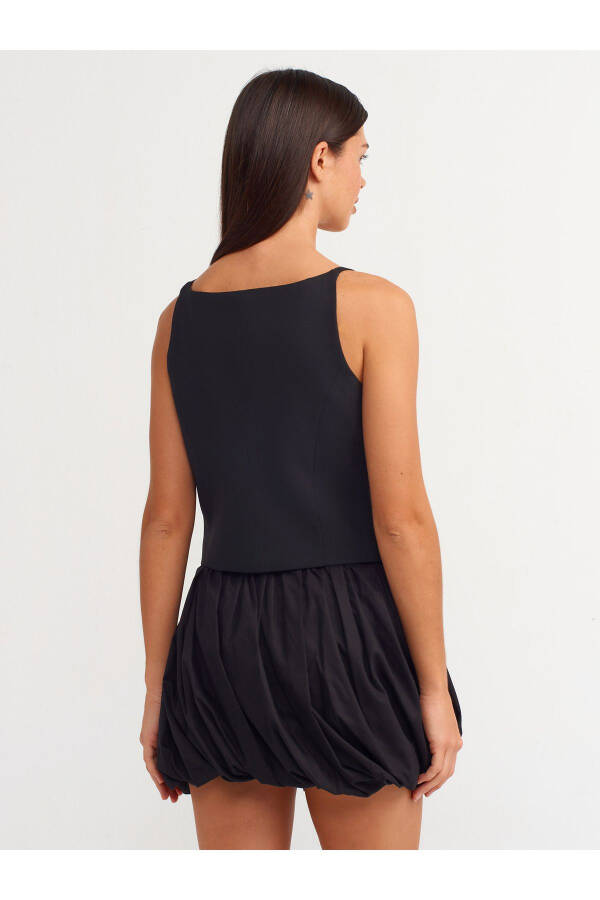 60548 Classic Button Top-Black - 6