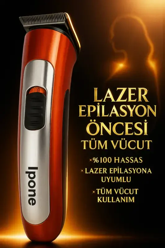 607 Lazer Epilasyon Öncesi Tıraş Makinesi Sakal Ense Tüy Alma Tıraş - Modazone