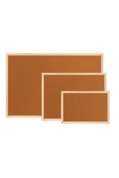60x90 Wooden Frame Cork Board - GENEL MARKALAR