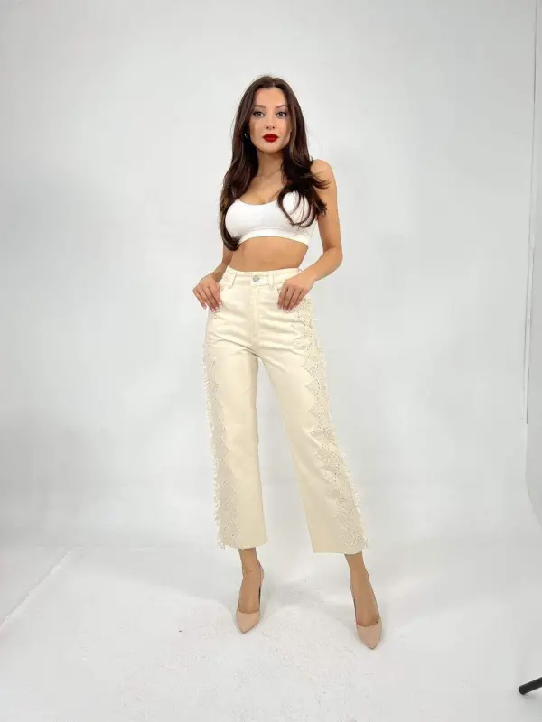 6240 PANTALON-KREM - 1