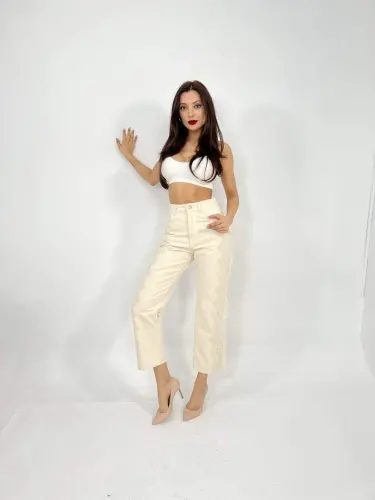 6240 PANTALON-KREM - BÜYÜKBEDENIZ (1)