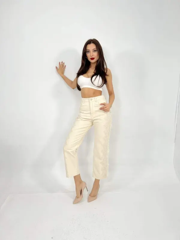 6240 PANTALON-KREM - 2