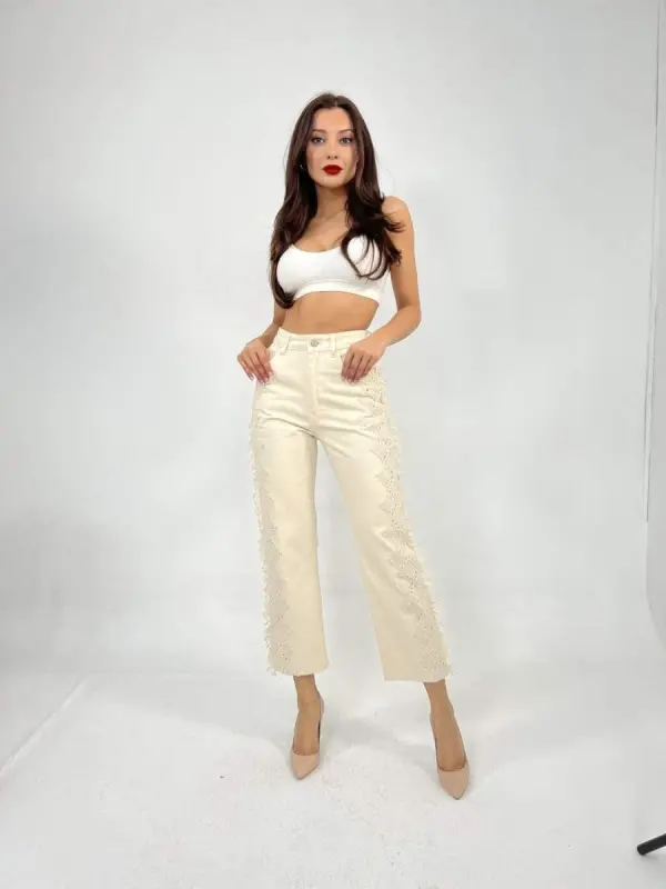 6240 PANTALON-KREM - 1