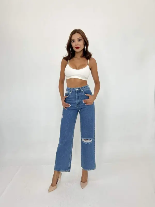 6288 JEANS - BLUE - BÜYÜKBEDENIZ