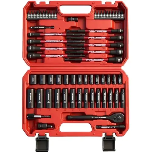 63-Piece Metric 1/4