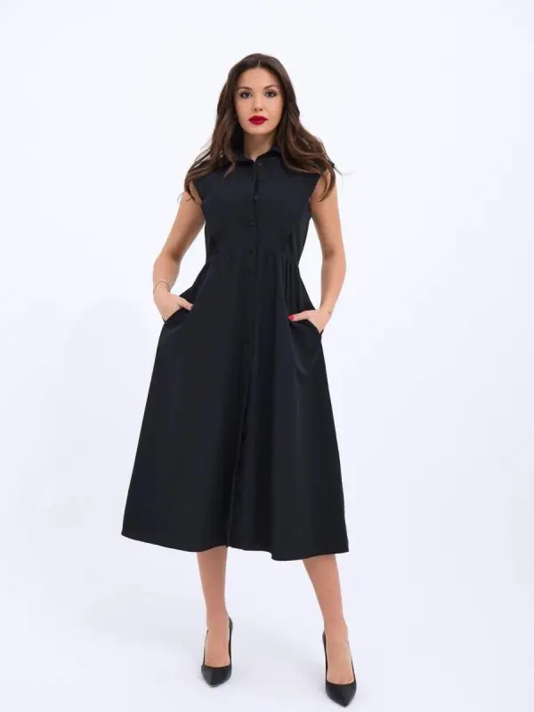 6338 DRESS-BLACK - 1