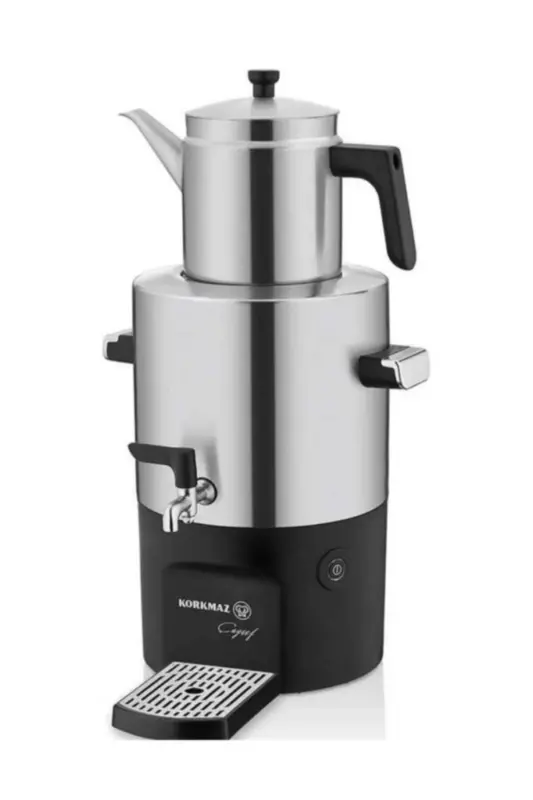 A841 Çayşef Inox Mat Satin Semaver - Renkli - 1