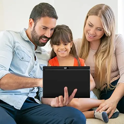 64GB 10 Дюймли Планшет, Android Планшетлари, 6000mAh Батарея, Quad Core HD Сенсорли Экранига Эга Tableta Компьютер, Wi-Fi BT Google Play Android Tabletalari Бўлган. Қора. - 6