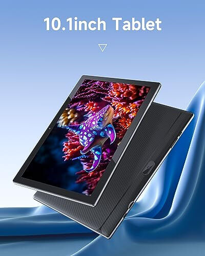 Tablet 64GB 10 Inch Tablet, Android Tablets, 6000mAh Battery Quad Core HD Touch Screen Tableta Computer, with WiFi BT Google Play Android Tabletas. Black. - 3
