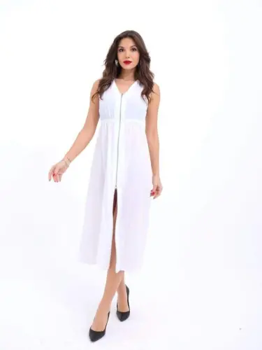 6510 DRESS-WHITE - 1