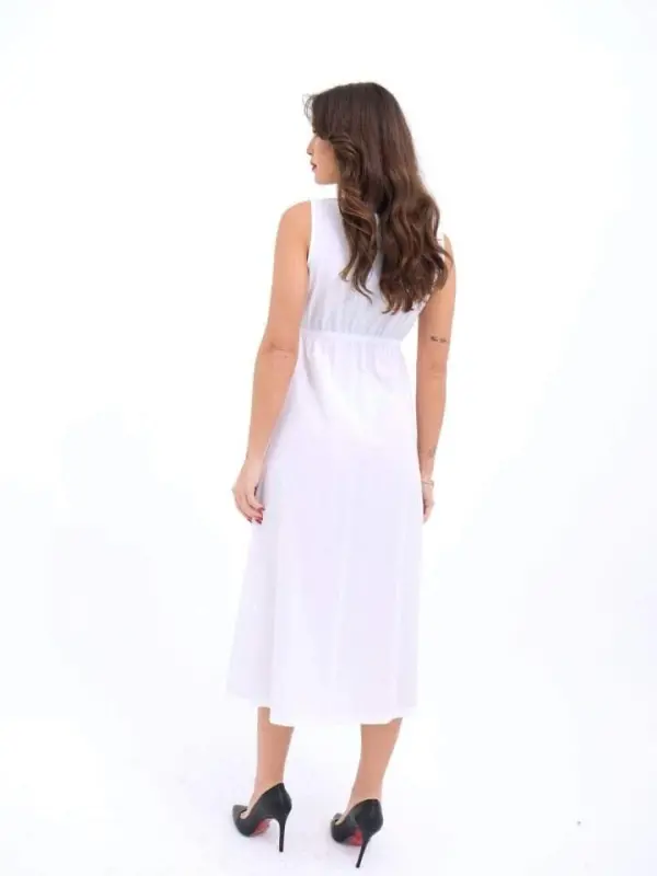 6510 DRESS-WHITE - 2