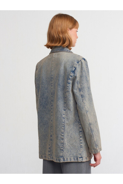 65337 Denim Ceket - Renkli - 2