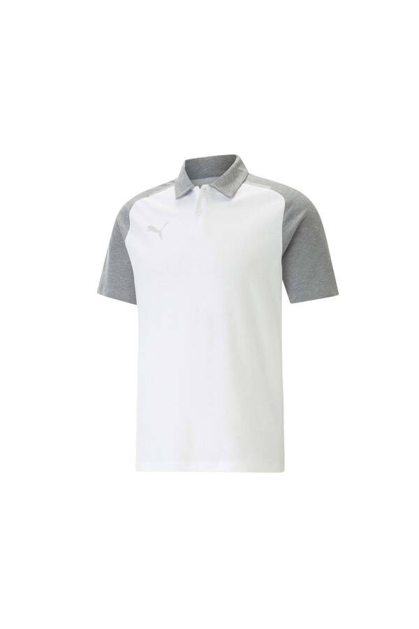 657991 Teamcup Casuals Polo Collar T-shirt Dry-cell Men's T-shirt White - 1