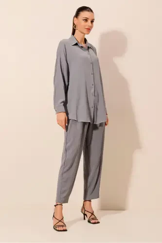 6593 Oversize Двойка - Серый-СЕРЫЙ - Modazone (1)