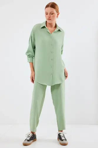 6593 Oversize İkili Takım - Mint - MİNT - 4