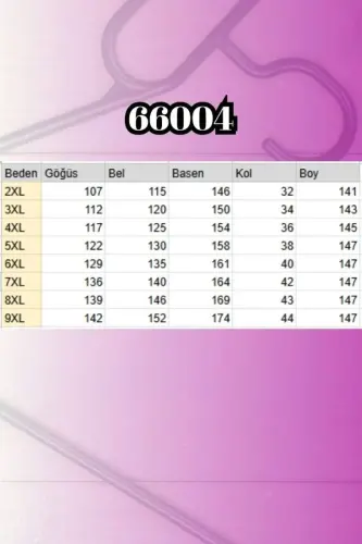 66004 Katta o'lchamli burma detalli zig'ir matoli feraja - Qora - BÜYÜKBEDENIZ (1)