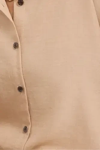 6622 Keten İkili Takım - Bisküvi-Bisküvi - 5