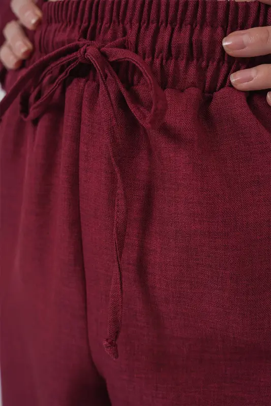 6622 Keten İkili Takım - Bordo - BORDO - 2