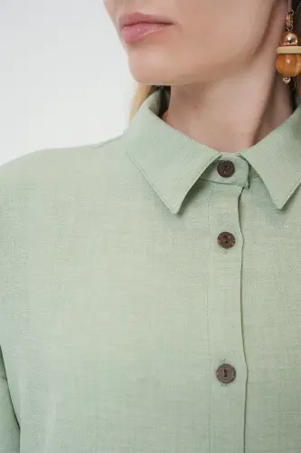 6622 Keten İkili Takım - Mint-MİNT - 5