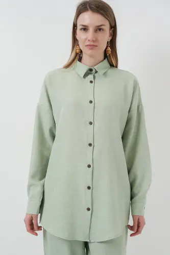 6622 Keten İkili Takım - Mint - MİNT - BIGDART (1)