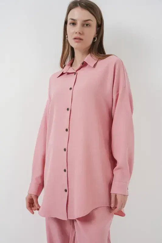 6622 Linen Two Piece Set - Powder-POWDER - 4