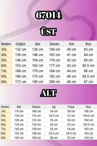 67014 Büyük Beden Parçalı Yakalı Fermuarlı Pantolonlu Penye Takım - Kahve - BÜYÜKBEDENIZ (1)