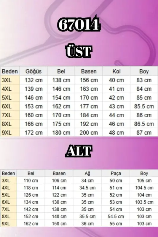 67014 Büyük Beden Parçalı Yakalı Fermuarlı Pantolonlu Penye Takım - Vizon - 2