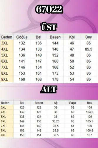 67022 Büyük Beden Omzu Taş Detaylı Sandy Pantolonlu Takım - Lacivert - BÜYÜKBEDENIZ (1)