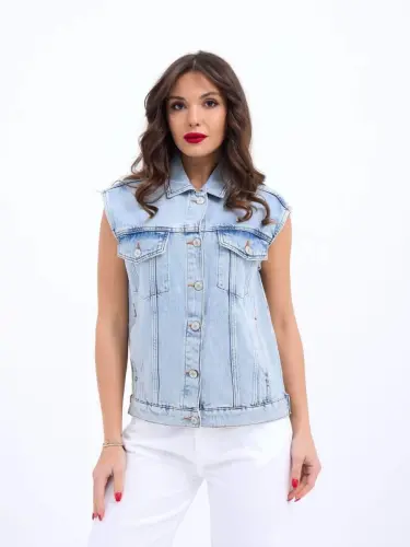 6822 DENIM VEST-LIGHT BLUE - BÜYÜKBEDENIZ (1)
