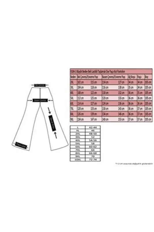 69002 Plus Size Elastic Waist Slim Fit Long Denim Pants - Black - 2