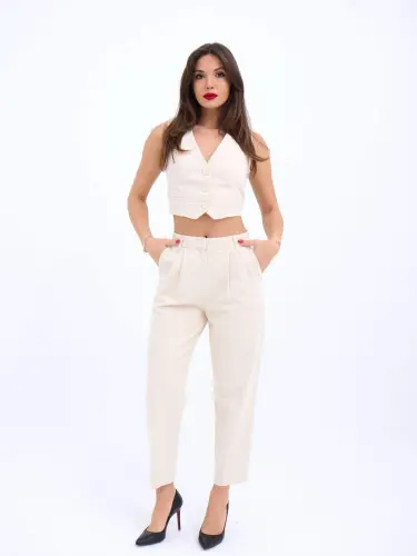 6917 PANTOLON-BEJ - 1