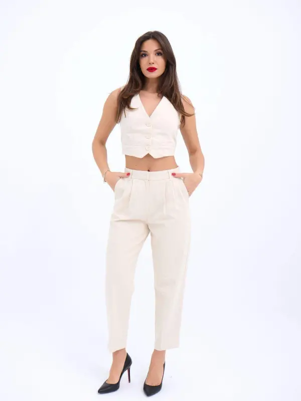 6917 PANTOLON-BEJ - 1